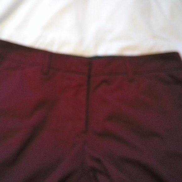 Burgundy Wine Dress Pants Straight Leg SZ 12 by Worthington - Picture 3 of 7